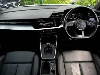 Used Audi A3 S-Line 116 HP (85 kW) 2021 White Sedan