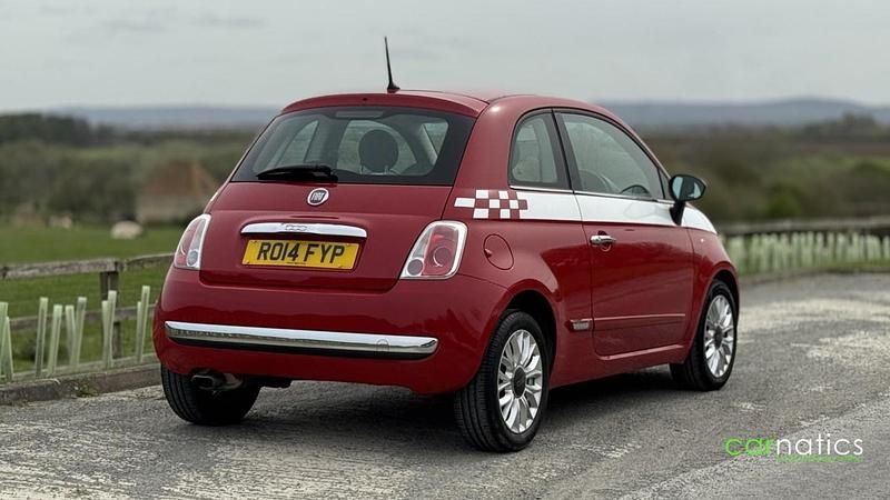 Used Fiat 500 Lounge 2014 Red Hatchback