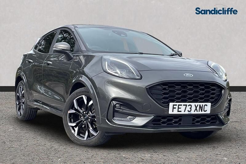 Magnetic (exclusive paint) Used 2023 Ford Puma Gen-E ST-Line X Hatchback | £20,235 (Fair price) - Image 1/4