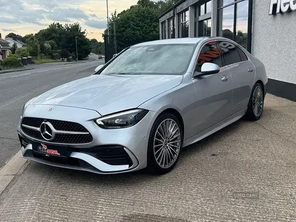 Used Mercedes C220 AMG Line Premium 2022 Silver Sedan