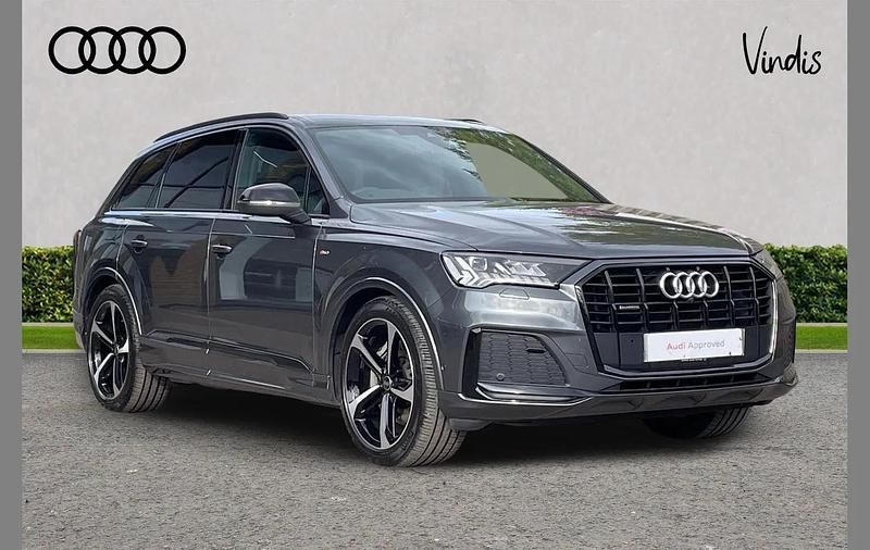 Begagnad Audi Q7 Black Edition 281 HK (206 kW) 2023 Grå SUV