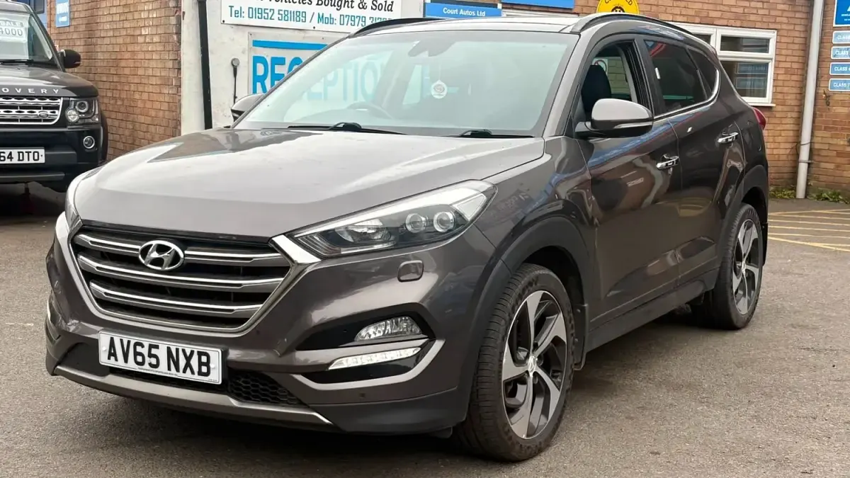 Used Hyundai Tucson Premium SE 2015 Grey SUV