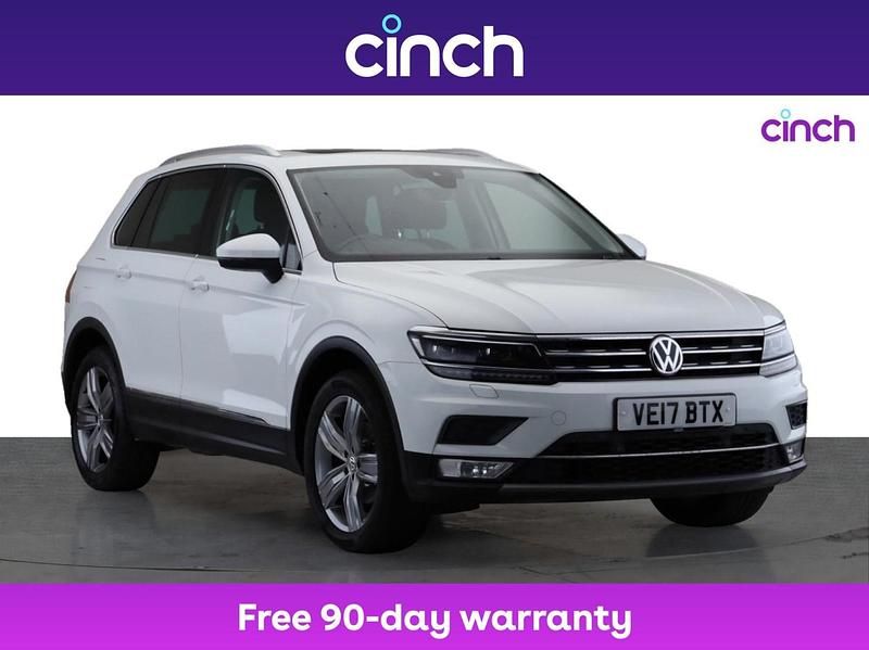 White Used 2017 VW Tiguan SEL SUV | £15,399 (Fair price) - Image 1/3