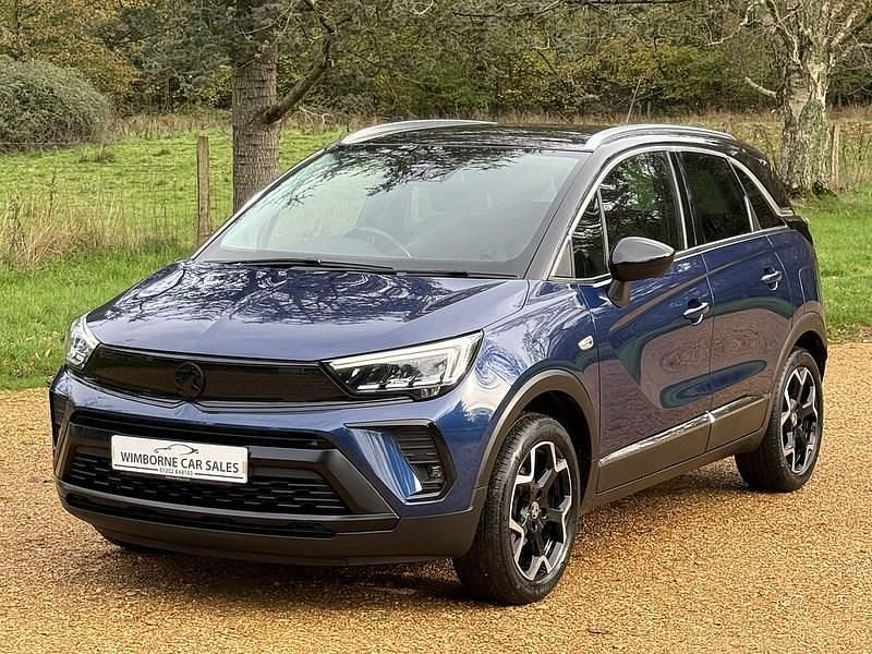 Used Vauxhall Crossland Ultimate 130 HP (95 kW) 2022 Blue SUV