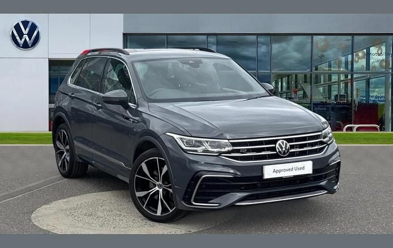 Used VW Tiguan R-line 190 HP (139 kW) 2021 Dolphin grey SUV
