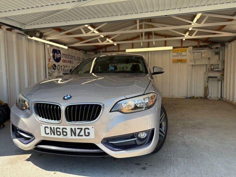 Silver Used 2016 BMW 218 Sport Line Coupe | £6,990 (Good price) - Image 1/3