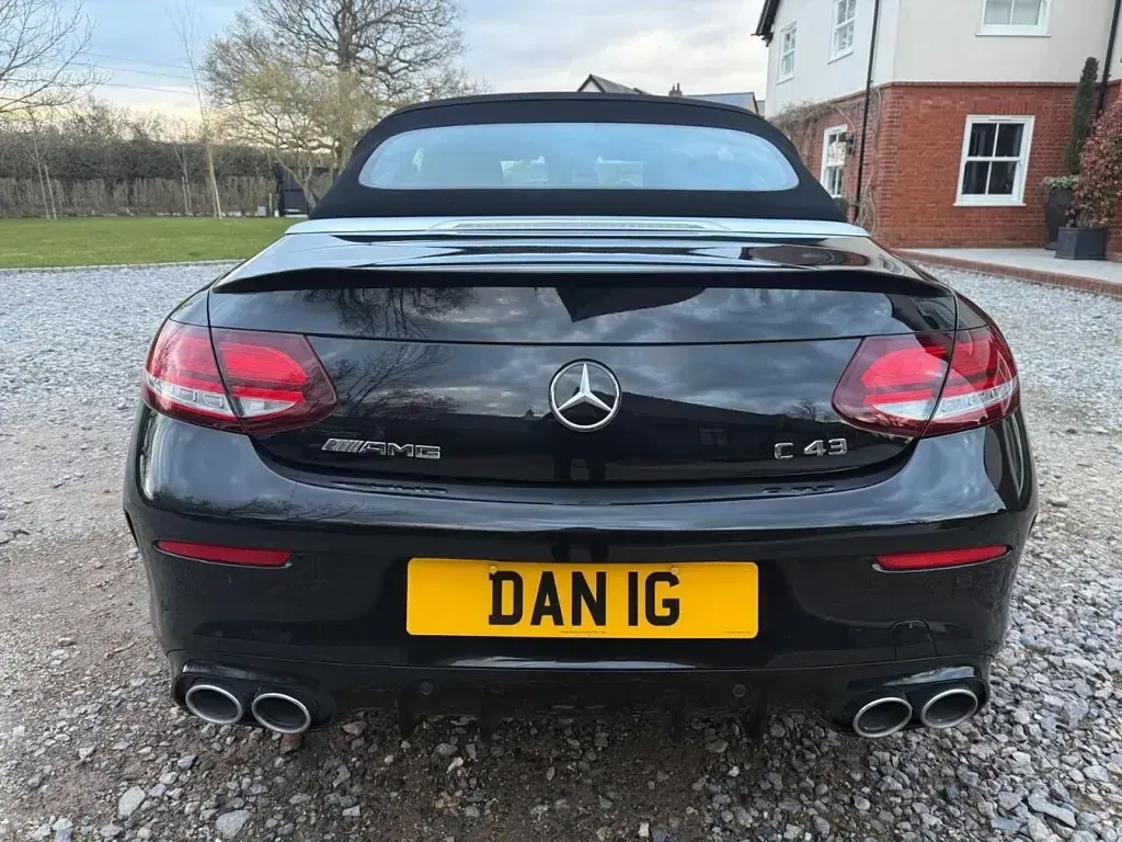 Used Mercedes C43 AMG Premium Plus 390 HP (286 kW) 2018 Black Cabriolet