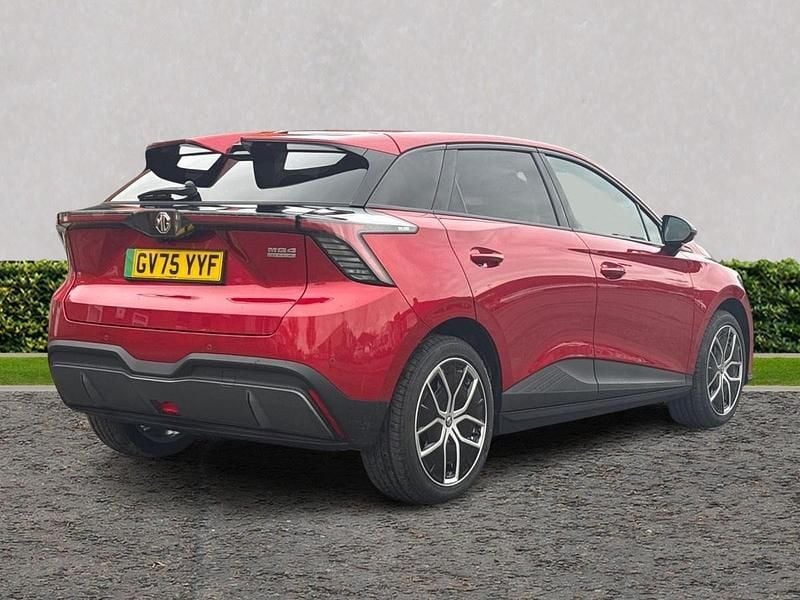 New MG MG4 EV Trophy 2026 Red Hatchback