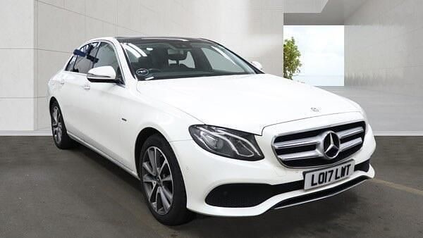 Used Mercedes E350 Premium 2017 White Sedan