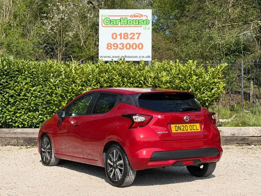 Used Nissan Micra Tekna 101 HP (74 kW) 2020 Red Hatchback
