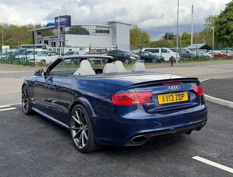 Used Audi RS5 Comfort 450 HP (330 kW) 2013 Blue Cabriolet