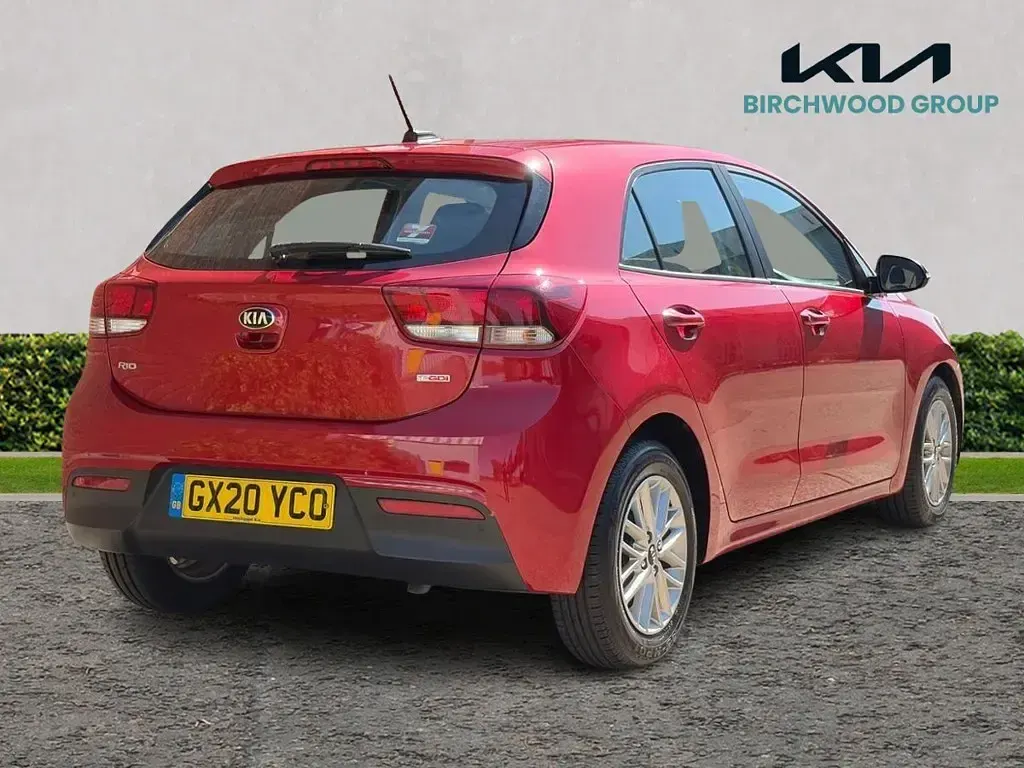 Used Kia Rio 2020 Red Hatchback