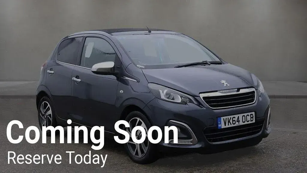 Used Peugeot 108 Allure 82 HP (60 kW) 2014 Grey Hatchback