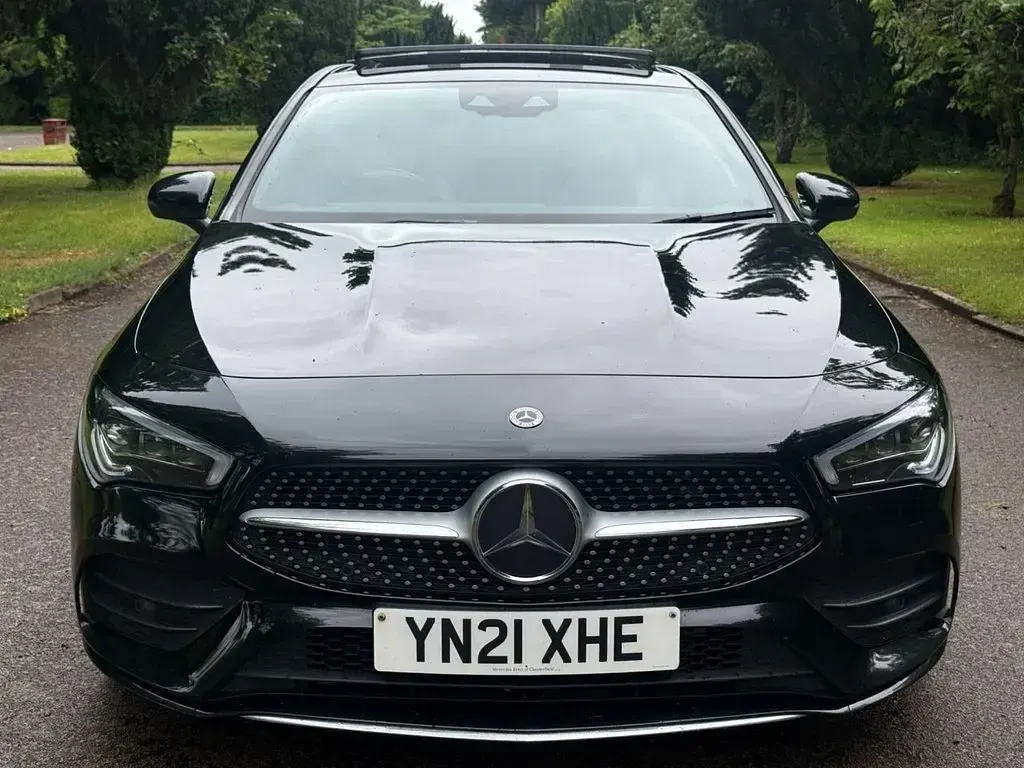 Used Mercedes CLA220 AMG line 2021 Black Sedan