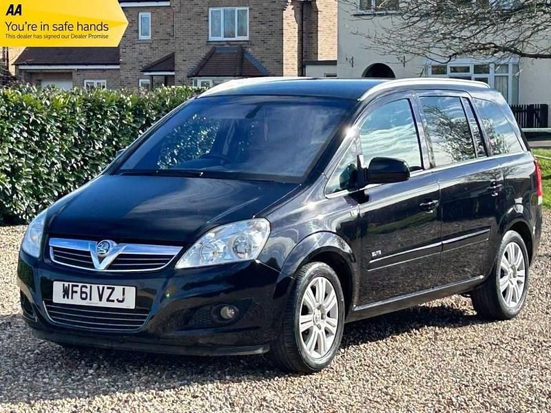 Used Vauxhall Zafira Elite 110 HP (80 kW) 2011 Black MPV