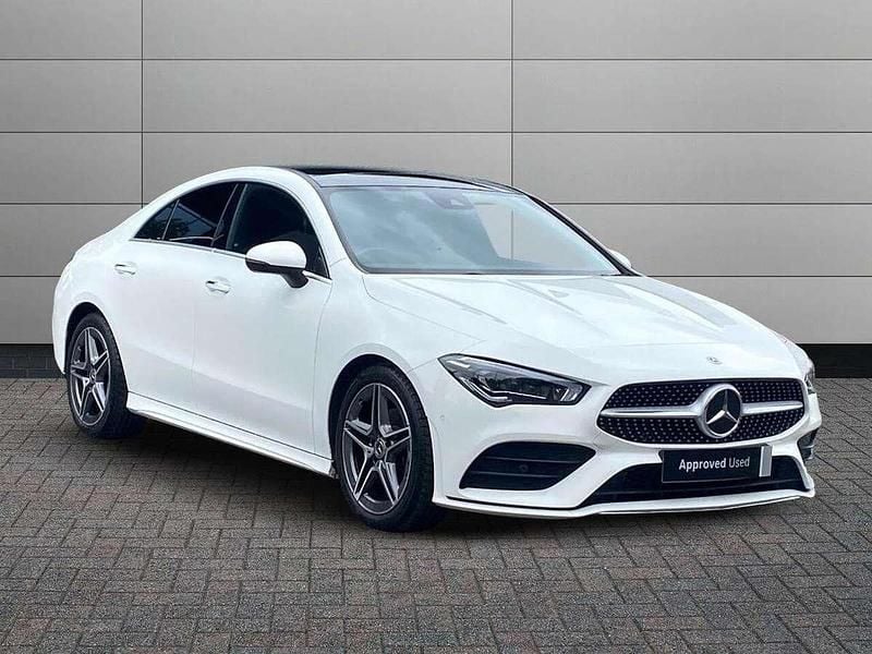 White Used 2021 Mercedes CLA180 AMG Line Premium Plus Sedan | £27,295 (Fair price) - Image 1/4