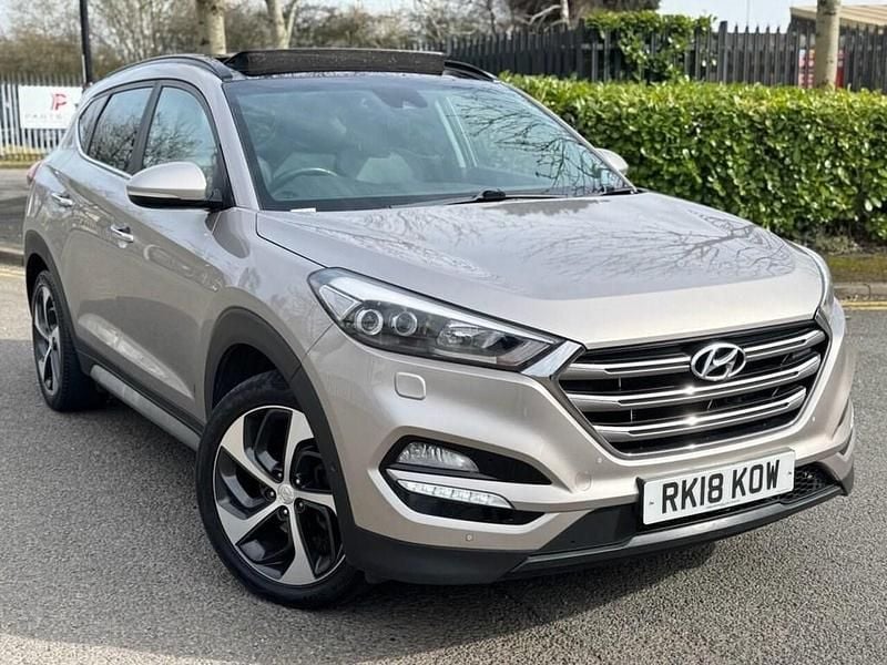 Used Hyundai Tucson Premium SE 136 HP (100 kW) 2018 Beige SUV