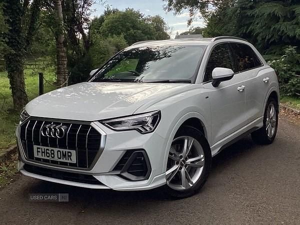 White Used 2019 Audi Q3 S-Line SUV | £19,995 (Good price) - Image 1/4