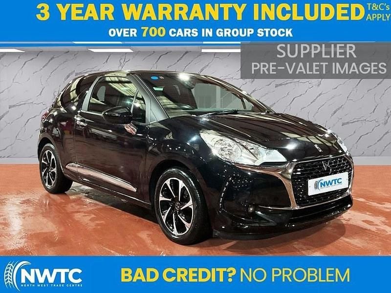 Black Used 2016 DS Automobiles DS3 Elegance Hatchback | £8,695 (A bit pricey) - Image 1/4
