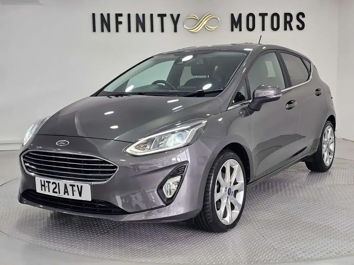 Usado Ford Fiesta Titanium X 2021 Cinzento Citadino
