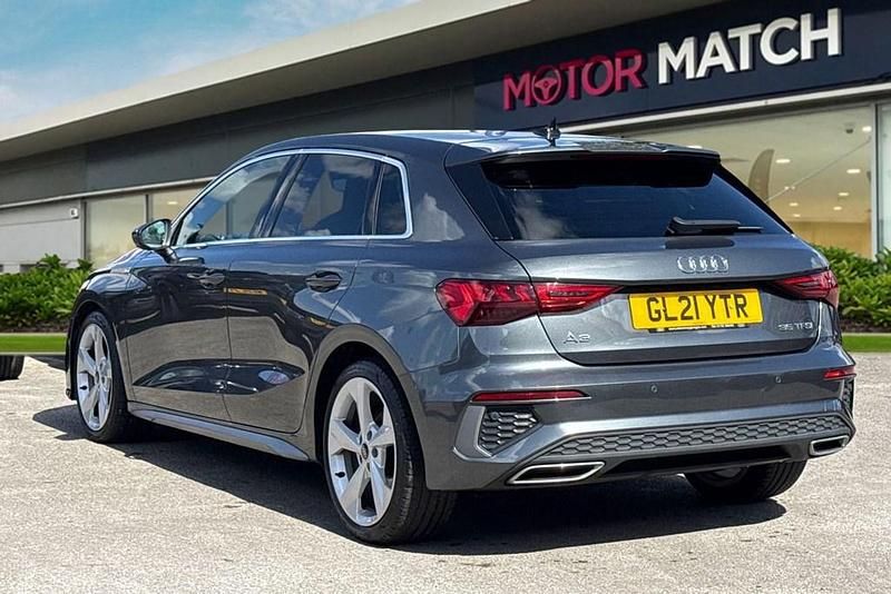 Used Audi A3 Sportback S-Line 150 HP (110 kW) 2021 Grey Hatchback