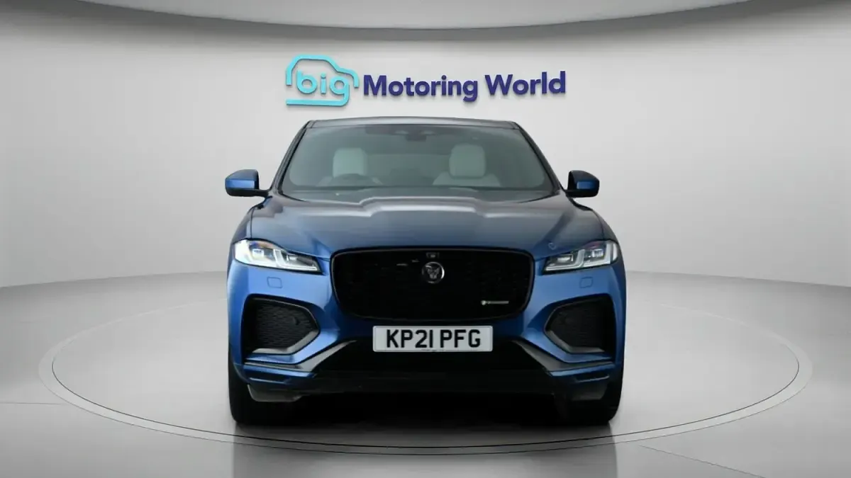 Used Jaguar F-Pace R-Dynamic 201 HP (147 kW) 2021 Blue SUV