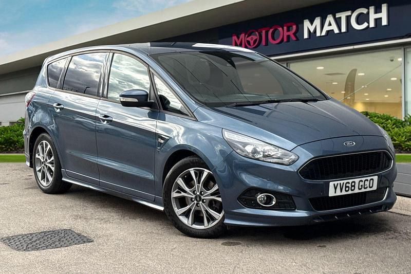 Blue Used 2019 Ford S-MAX ST-Line MPV | £16,490 (Super price) - Image 1/4
