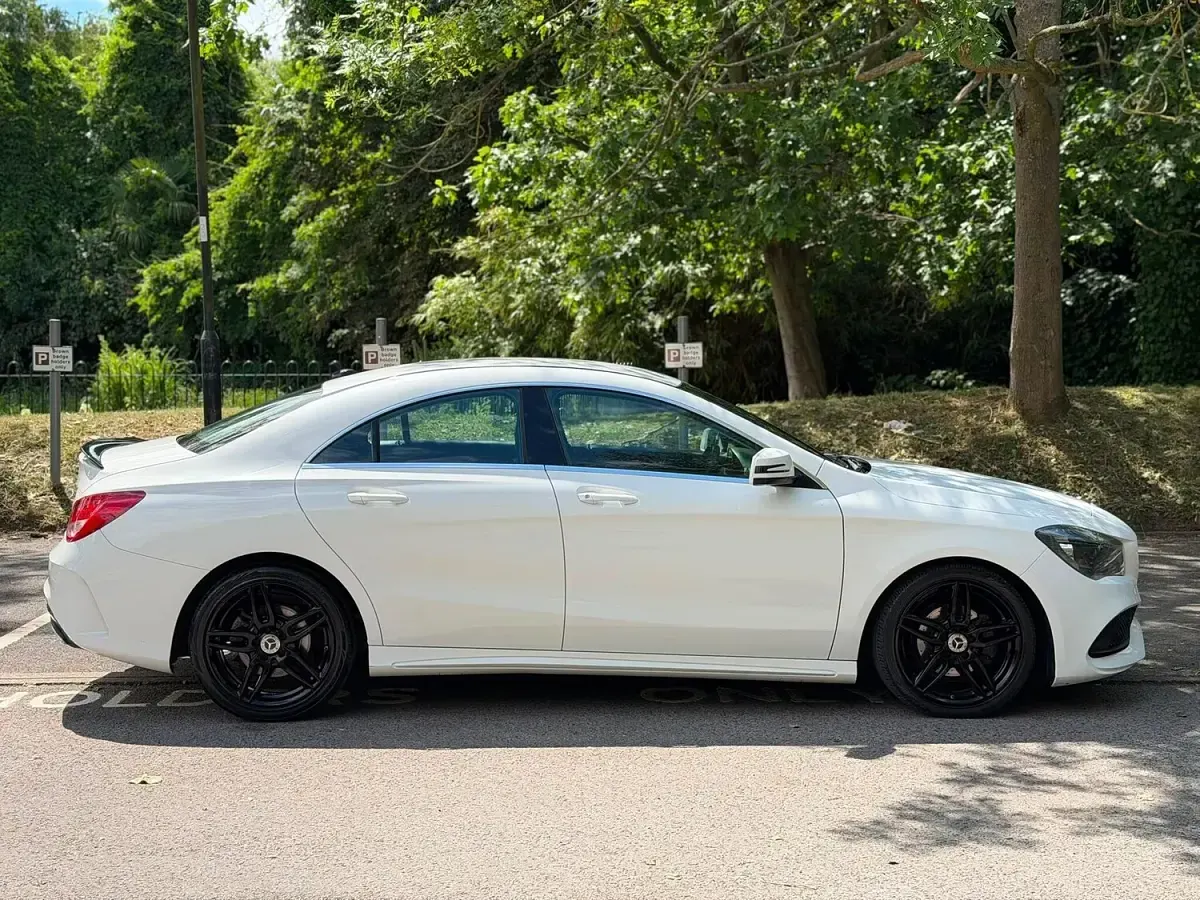 Used Mercedes CLA180 AMG line 2019 White Coupe