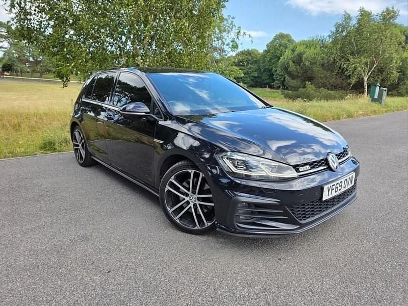 Black Used 2019 VW Golf VII GTD Hatchback | £14,950 (Good price) - Image 1/4