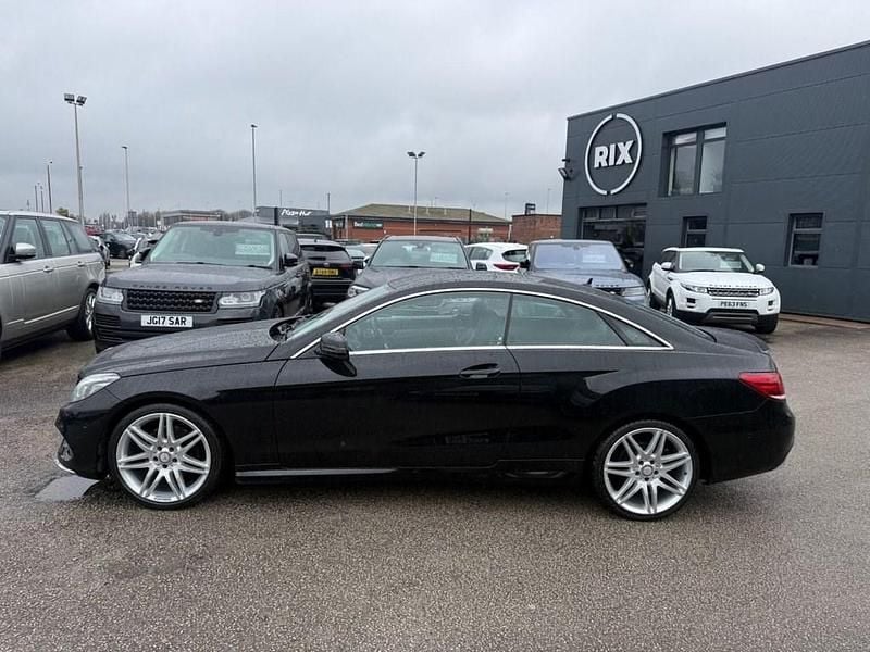 Used Mercedes E220 AMG line 177 HP (130 kW) 2016 Black Coupe