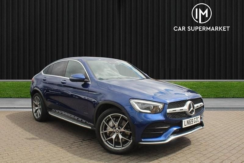 Blue Used 2019 Mercedes GLC300 AMG line Coupe | £25,885 (Fair price) - Image 1/1
