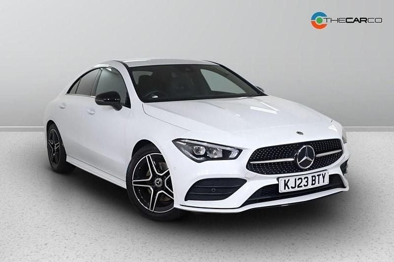White Used 2023 Mercedes CLA200 Executive Coupe | £23,775 (Fair price) - Image 1/1