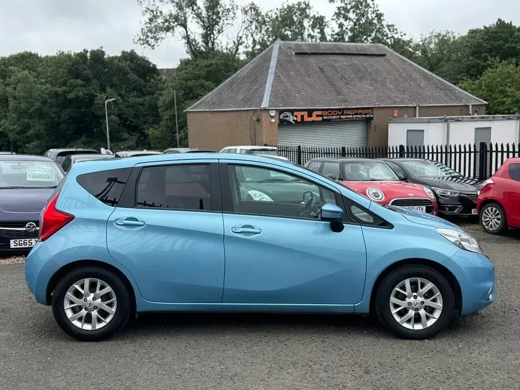 Used Nissan Note Acenta Premium 90 HP (66 kW) 2014 Blue Hatchback