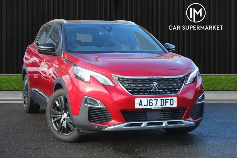 Used Peugeot 3008 GT-line 2018 Red Hatchback