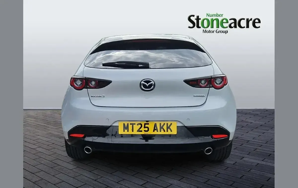 Used Mazda 3 Exclusive-Line 138 HP (101 kW) 2025 White Hatchback