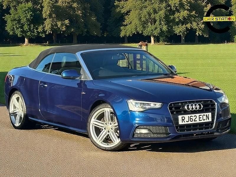 Blue Used 2012 Audi A5 Cabriolet S-Line Cabriolet | £7,495 (Fair price) - Image 1/4