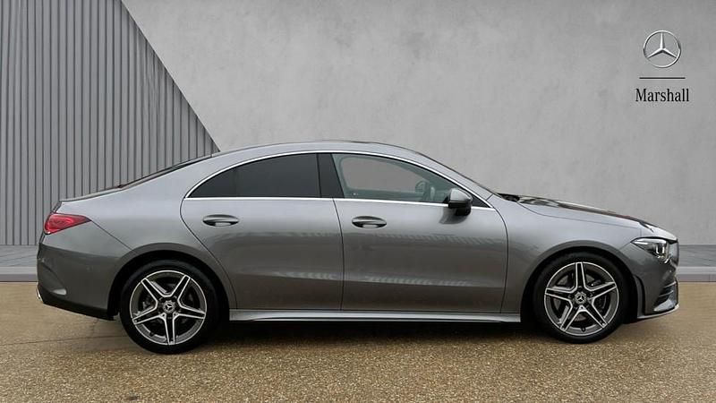 Used Mercedes CLA220 AMG line 190 HP (139 kW) 2022 Mountain grey metallic Sedan