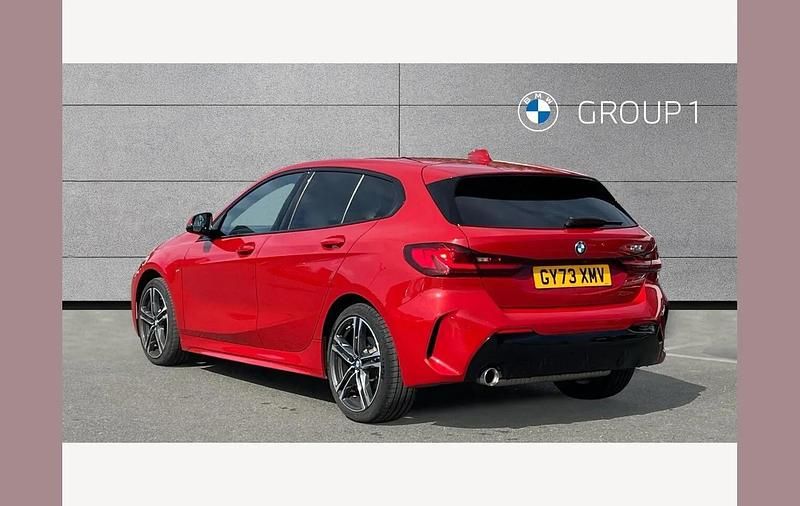 Used BMW 118 M Sport 136 HP (100 kW) 2023 Red Hatchback