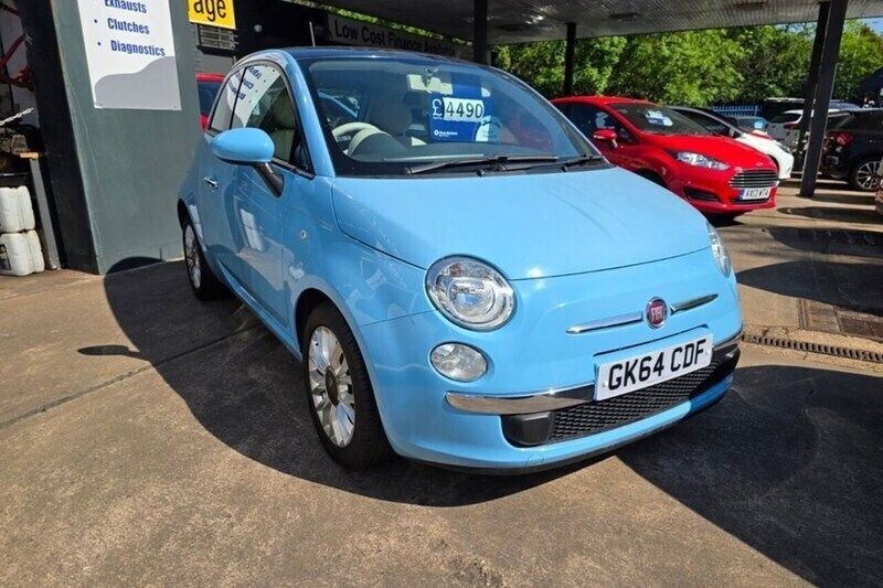 Blue Used 2014 Fiat 500 Lounge Hatchback | £4,490 (Good price) - Image 1/1