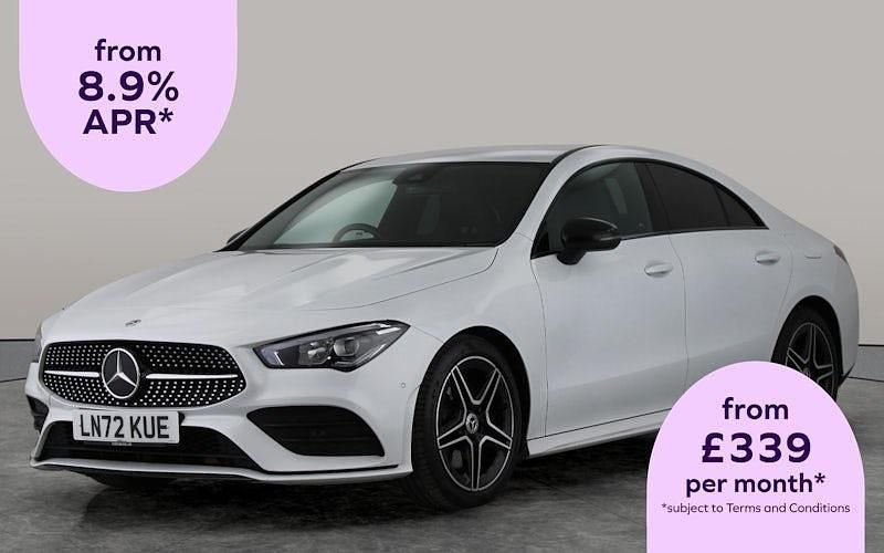 White Used 2022 Mercedes CLA220 Executive Sedan | £23,611 (Fair price) - Image 1/3