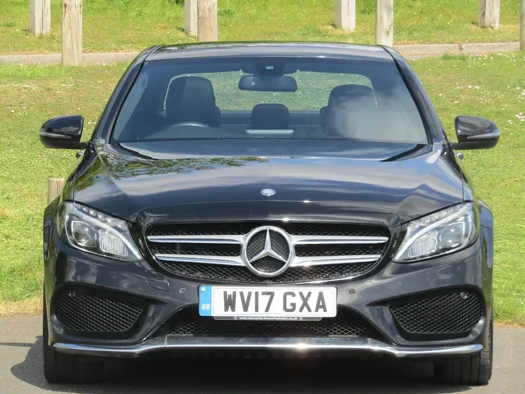 Used Mercedes C220 AMG line 2017 Black Sedan