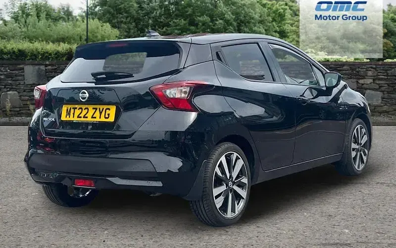 Used Nissan Micra Tekna 92 HP (67 kW) 2022 Black Hatchback