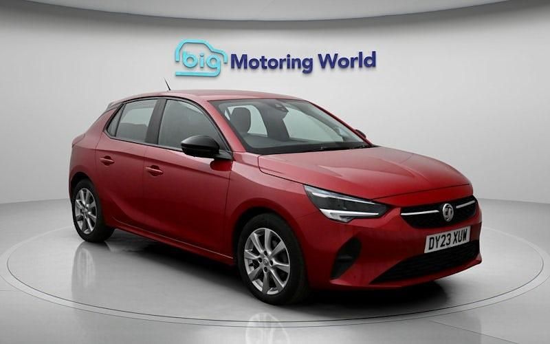 Used Vauxhall Corsa Design Edition 75 HP (55 kW) 2023 Red Hatchback