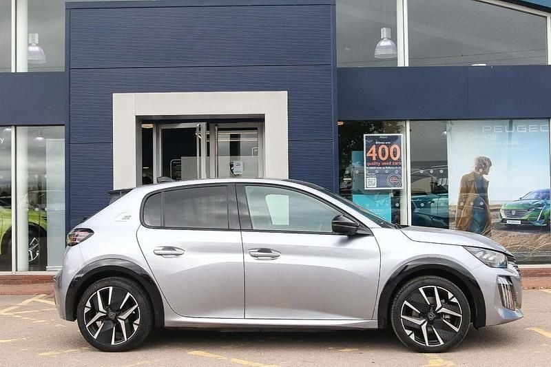 Grey Used 2025 Peugeot e-208 GT Hatchback | £25,943 - Image 1/4