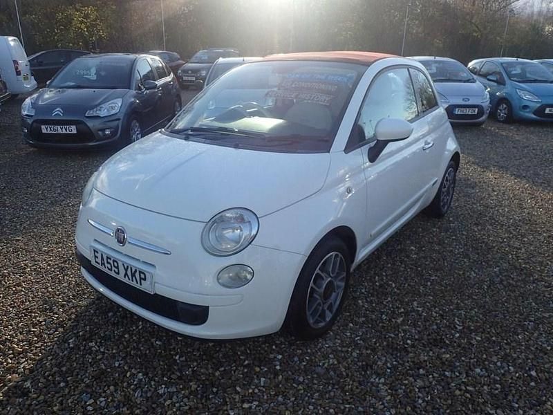 Used Fiat 500C Pop 69 HP (50 kW) 2009 White Cabriolet