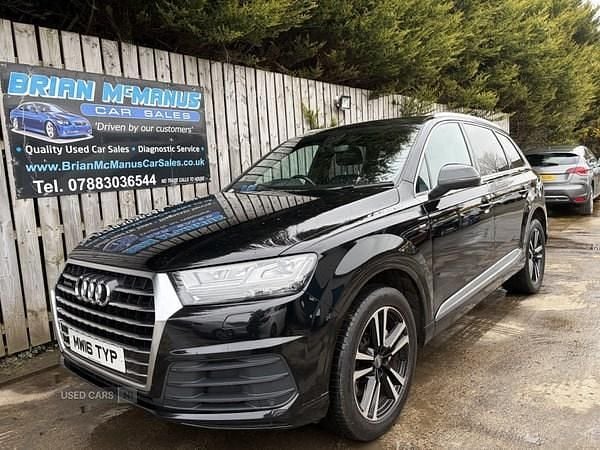 Used Audi Q7 S-Line 218 HP (160 kW) 2016 Black SUV