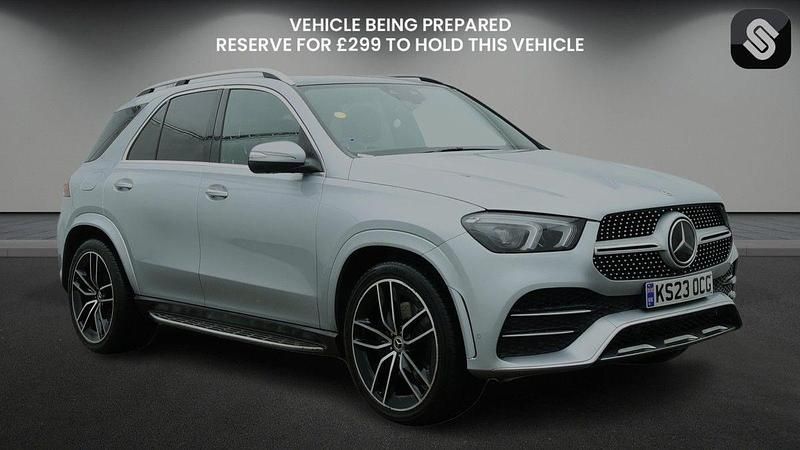 Used Mercedes GLE400 AMG line 330 HP (242 kW) 2022 Hightech silver SUV