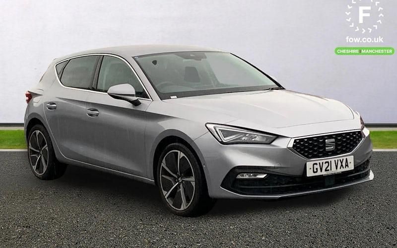 Silver Used 2021 Seat Leon XCELLENCE Lux Hatchback | £17,599 (Fair price) - Image 1/3