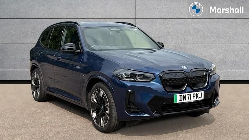 Blue Used 2021 BMW iX3 M Sport SUV | £29,612 (A bit pricey) - Image 1/4
