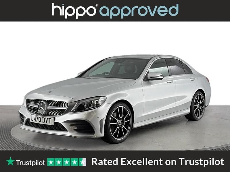 Silver Used 2020 Mercedes C220 AMG Line Premium Sedan | £21,920 (Fair price) - Image 1/4